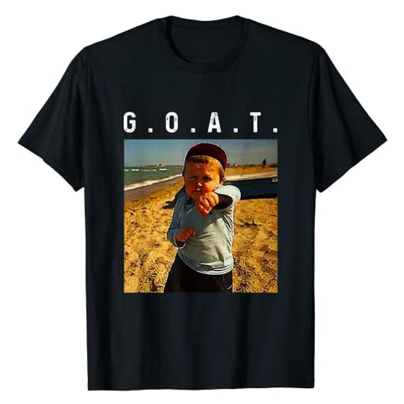 Goat Mma Hasbulla Fighting Meme TShirt for Kids Adults Unisex Clothing Best Seller Vintage Tee Cute Novelty Tops Short Sleeve Gift