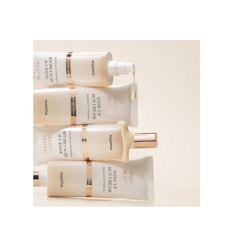 MASTINA White Mastic Tone Up Sun Cream SPF50+ PA++++ 40мл