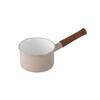 365methods One-handed Pot Milk Pan 14cm Enamel IH Gas Cafe Au Lait YY-14M.BE
