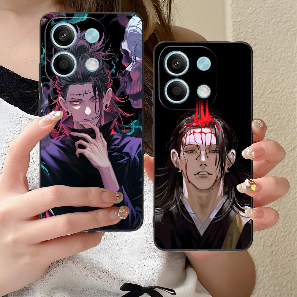 Чехол для телефона Jujutsu Kaisen Geto Suguru для Xiaomi Redmi Note 14 13 12 11 S Pro Plus 4G 5G Цветной печатный чехол Роскошный Красивый
