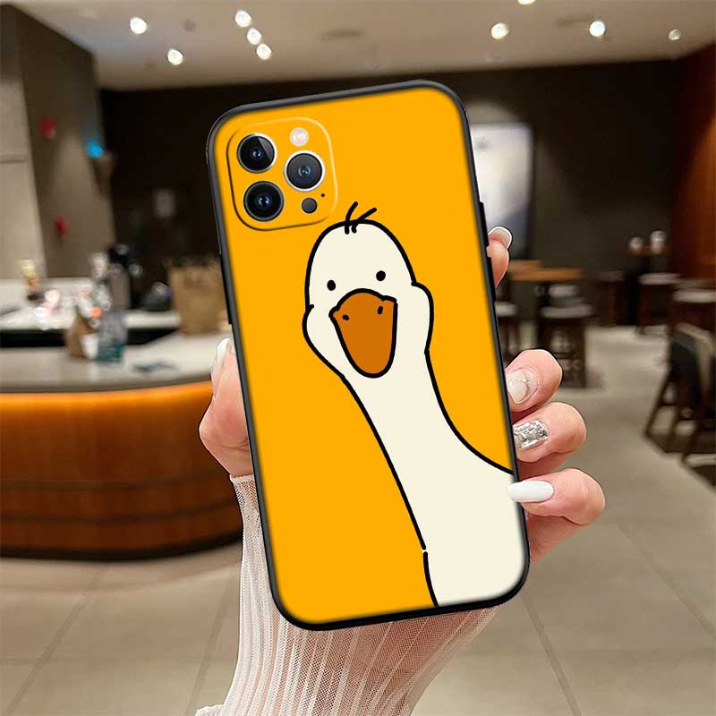 UP27 DUCK Cartoon New High-End Shell Phone Case for OPPO A3 Pro A72 A74 A76 A77 A77S A78 A79 A94 A95 A18 A40M A58