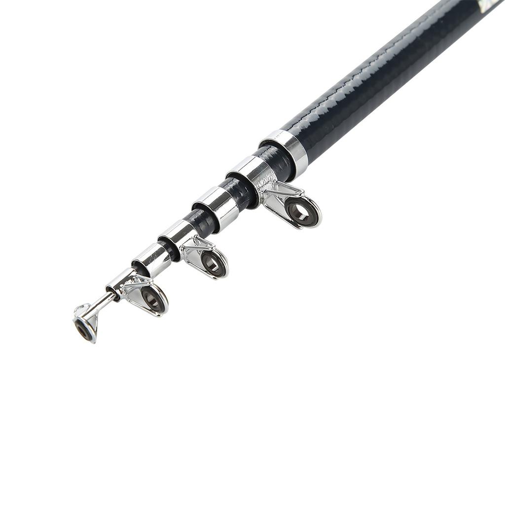 Сверхлегкое складное удилище из нержавеющей стали со встроенной катушкой - Компактная, прочная снасть для рыбалки в пресной и соленой воде