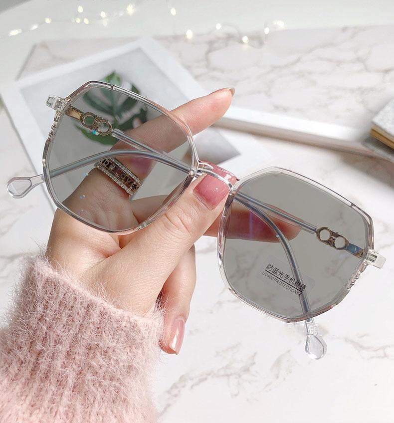 Ультралегкие светочувствительные очки с изменением цвета, защищающие от синего света, студенческие модели, с плоским световым лицом, оправа для очков для близорукости с защитой от синего света