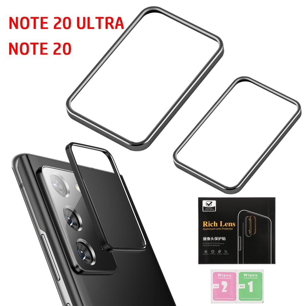 Для Samsung Galaxy Note 20 20 Ultra 5G Задняя крышка камеры Алюминиевый сплав Кольцо-защита экрана объектива