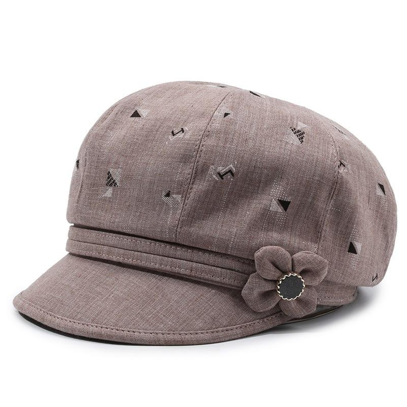 Middle-aged and elderly hats, women's spring and autumn caps, mother, grandmother, elderly, summer thin old lady cloth hat