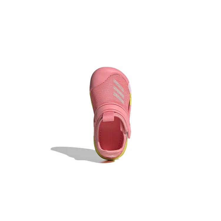 Adidas Slip Resistant Anti Kick Low top Toddler Shoes Pink Yellow Infant Toddler (Unisex) Toddler Shoes GX5114