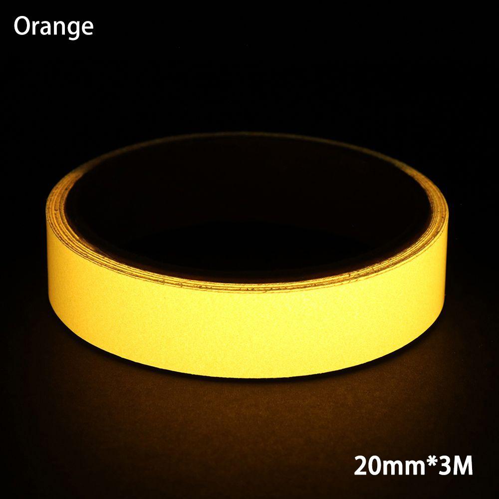 Home Stage Decorations Car Reflective Stripe Green Fluorescent Night Safety Strip Luminous Tape