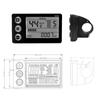 Electric Bike 24V 36V 48V SM Plug LCD Display for E bike Electric Scooter