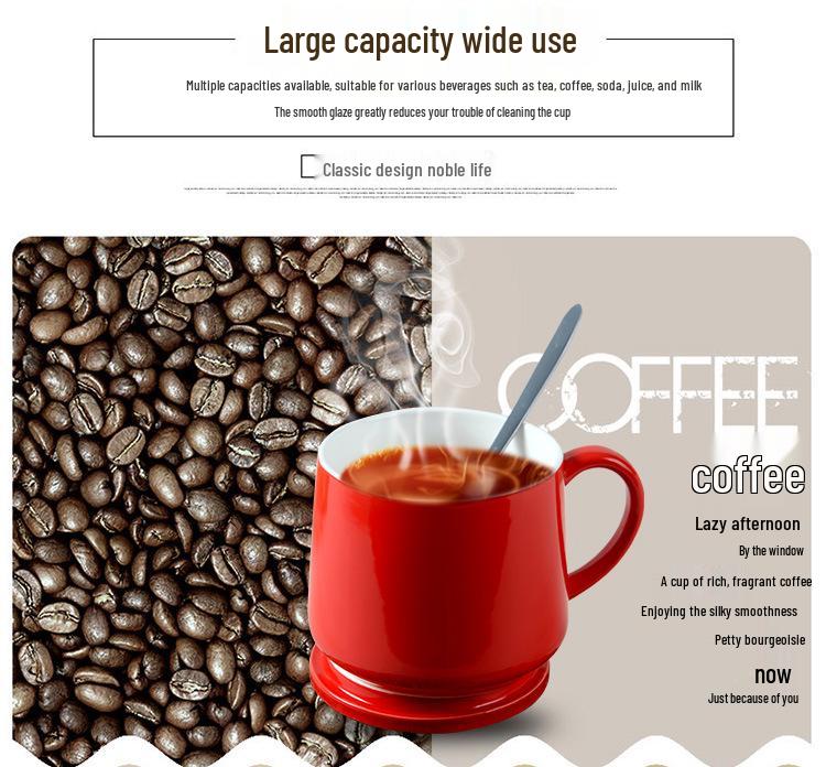 Рождественский милый мультяшный керамический набор кофейных кружек с животными