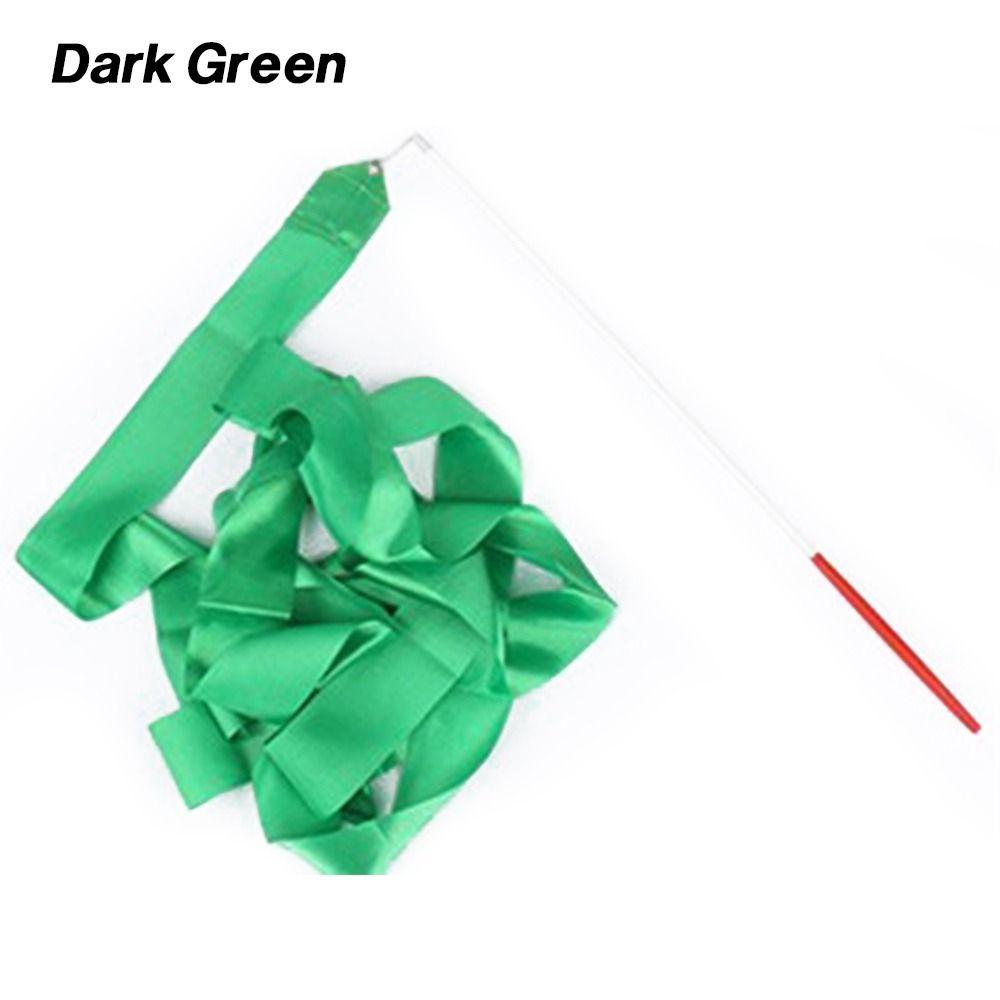 Twirling Rod Colorful Gym Ribbons Rhythmic Art Training Artistic Gymnastics Ribbon Dance Ribbon