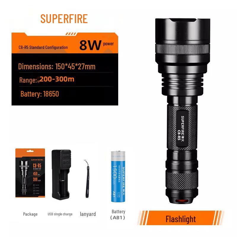 SupFire C8 Series High-Power LED Flashlight