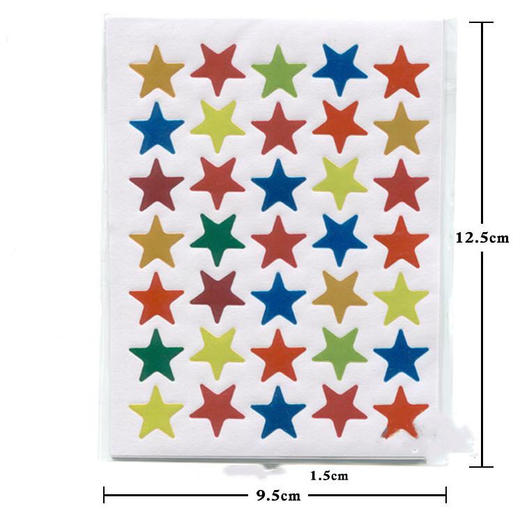 5/10 Sheets Glitter Star Stickers for Kids School Teacher Reward Sticker Cute Gifts Party Decor Business Label Scrapbooking Sticker