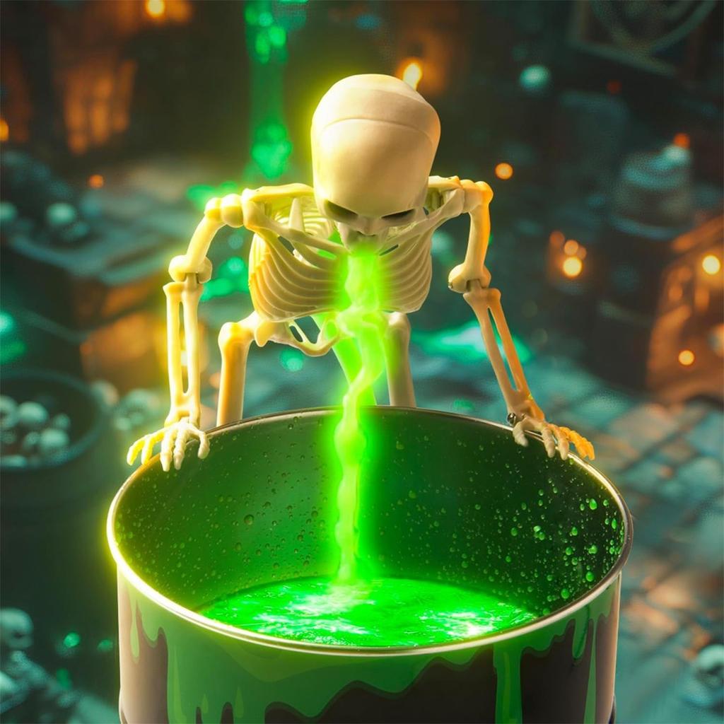 Funny Decoration, Vomit Skeleton Decoration, Table Decoration, Interior Decoration - Vomit Skeleton Trash Can, Party Decoration Room Home Fireplace