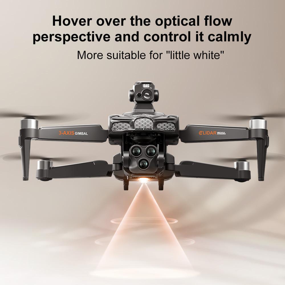 V668 GPS Drone 8K Professional 3-Axis PTZ HD Three Camera 5G WIFI FPV Dron Obstacle Avoidance Brushless Motor RC Quadcopter Toys