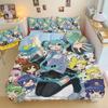 Anime Hatsune Miku Creative Peripherals Duvet Cover Merry Bedding Set Queen King Full Size for Holiday Bedroom Teens Women Gifts