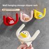 Настенная полка для тапочек, держатель для тапочек для ванной комнаты, самоклеящийся органайзер для обуви для душа, без сверления