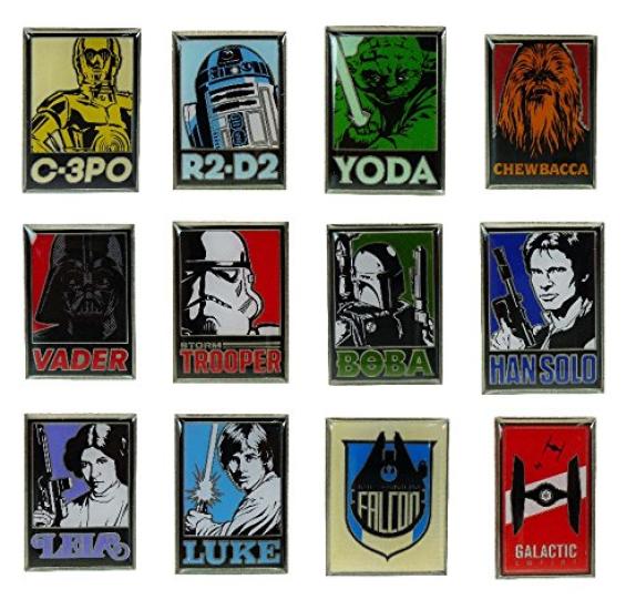 Star Wars Pin Badge Collection BOX