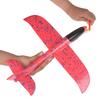 Foam Hand Throw Airplane Rubber Band Ejection Launch Glider Plane 35CM Toys