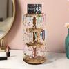 Bracelet Storage Rack Mini Blackboard 3-tier Rotary Stable Base Wooden Jewelry Shop Bracelet Exhibition Holder Home Decor Bracelet Storage Shelf