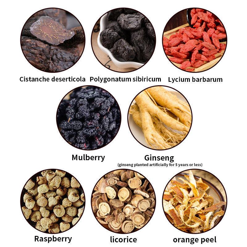 Organic Male Fertility Tea Herbal Tea Five Precious Tea Stay Up Late