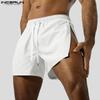 Men Elastic Waist Side Zipper Home Wear Mini Pants Shorts Pajamas Underwear