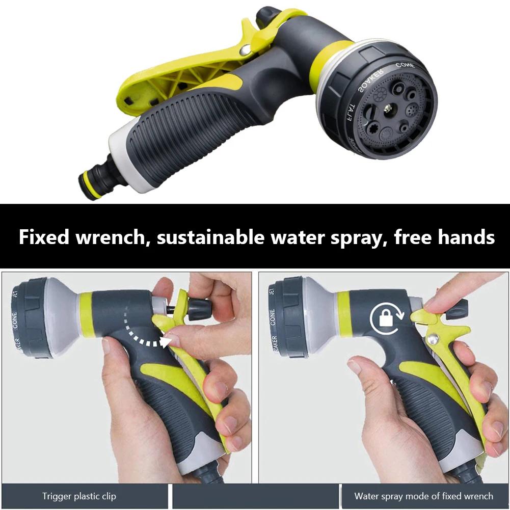 Water Gun High-Pressure Water Spray Gun Car Washer Hose Nozzle Garden Watering Sprinkler Sprinkler Cleaning Water Gun
