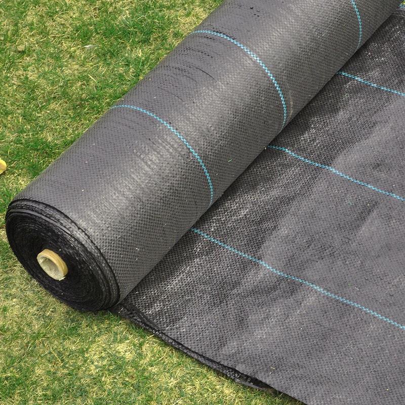 Fuda Heavy-Duty Black Woven Weed Control Fabric