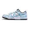 Nike Кроссовки Dunk Скользкие Устойчивые к истиранию Низкие Скейтбордические Женские Бело-синие CW1590-100(Team1326-SBOX)