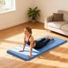 Foldable Gymnastics Mat Thick 180 X 80 X 5 Cm Light Blue