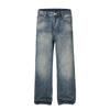 New American Retro High Street Jeans Men's Loose Straight Wide-leg Trousers