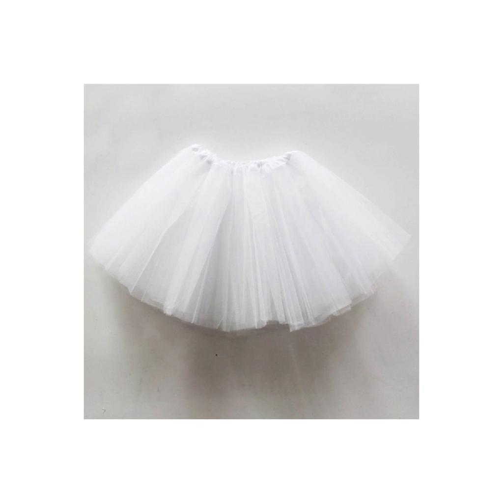 White Girl's Tutu Skirt Birthday, Party, Performance Skirt
