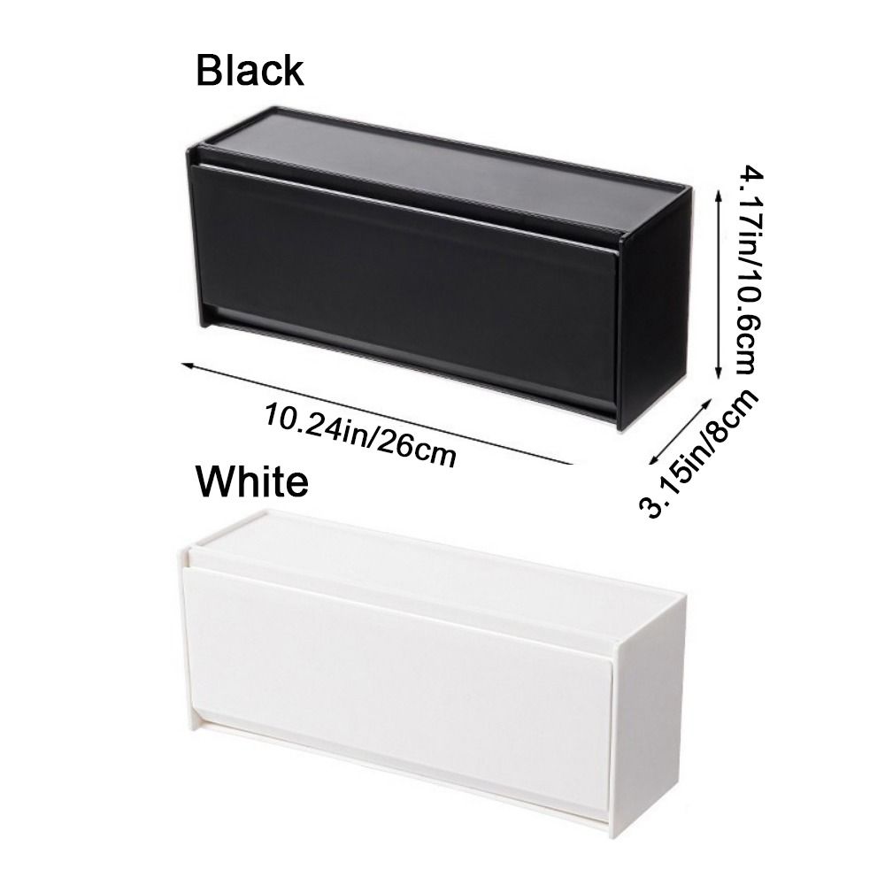 Plastic Magnetic Refrigerator Storage Box Wall Mounted Side Hanging Storage Rack  Bathroom