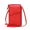 Korean Style Women's Crossbody Mini Phone Bag with Buckle