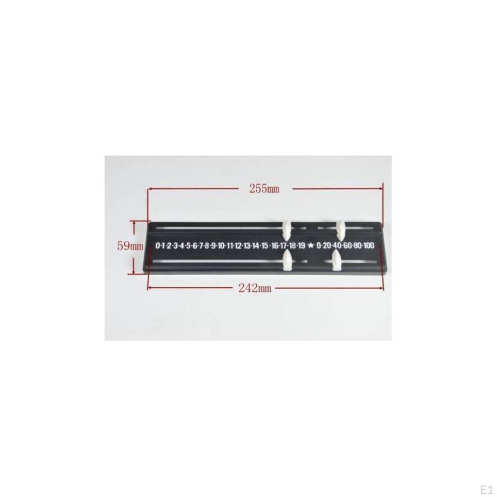 Спортивный счетчик очков для бильярда, recessed track slider board, черная доска для счета