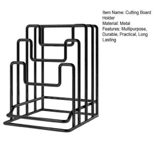 1/2 шт. Держатель для разделочной доски, подставка для крышки кастрюли, 5 сеток, прочная несущая кухонная столешница, органайзер для разделочной доски