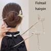 Flower Tassel Hair Sticks Neo Chinese Style Hair Insert Gentle Hair Shopsticks  Women