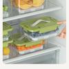 Glass Food Storage Containers Set Stackable Design BPA-free Locking Lids Glass Containers Refrigerator Food Sealed Meal Box