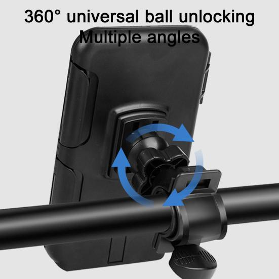 Водонепроницаемый телефон для велосипеда/мотоцикла, вращающийся кронштейн, чехол на руль с возможностью поворота на 360 градусов, чехол для телефона с поддержкой GPS, крепление