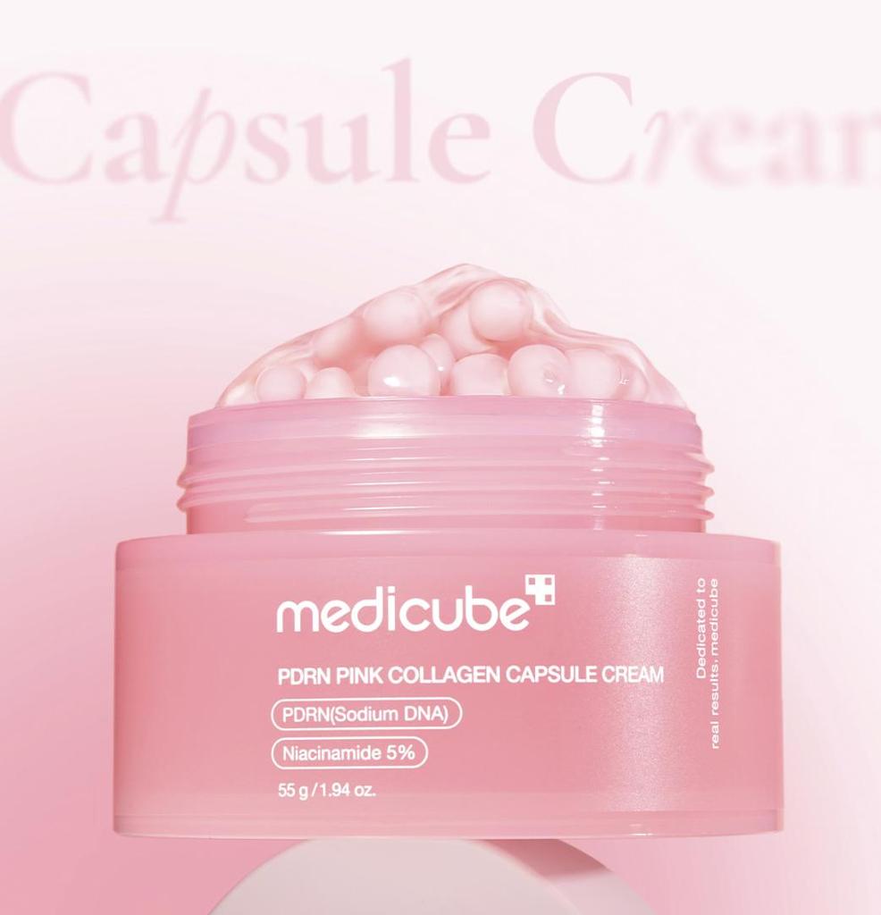 Medicube PDRN Розовый коллагеновый капсульный крем 55 г