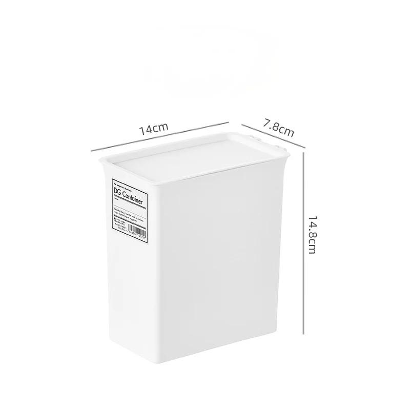 Бытовая коробка для стирального порошка - с мерной ложкой, практичный контейнер для хранения стирального порошка и моющих средств