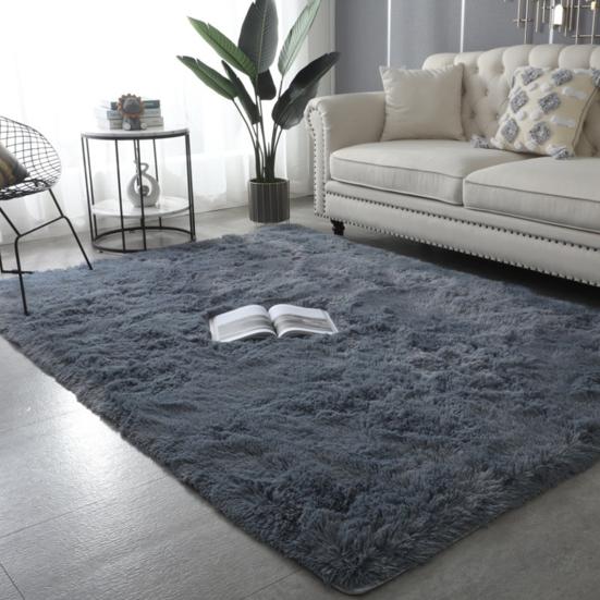 Ковер Shag Area для гостиной, пушистый, плюшевый, для спальни, утолщенный, нескользящий, пушистый, искусственный