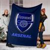 1pc A-Arsenal10 Theme Blanket - Digital Print, Polyester, Cozy for All Seasons, Perfect for Outdoor, and Travel