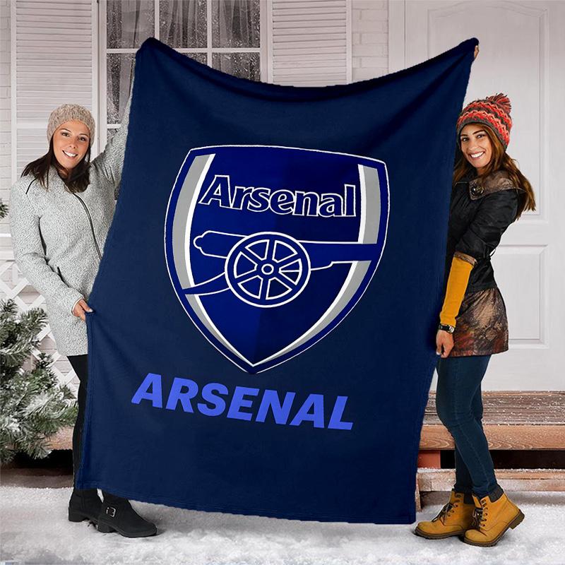 1pc A-Arsenal10 Theme Blanket - Digital Print, Polyester, Cozy for All Seasons, Perfect for Outdoor, and Travel