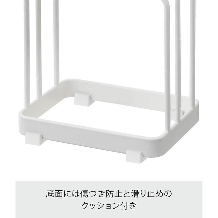 [Yamazaki] Cutting Board Stand White, Approx. W12x D9 x H12cm, Plate, Cutting Board Storage, 2496