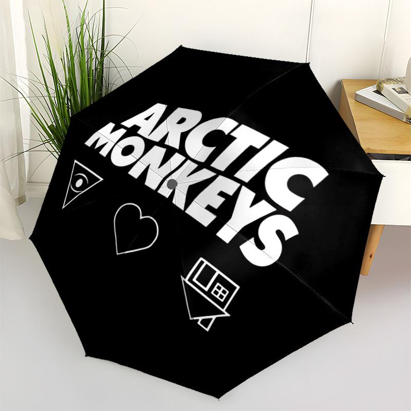 1pc Arctic Monkeys Umbrella Portable Home Essential Umbrella Folding Umbrella Durable Iron Frame yy251128055