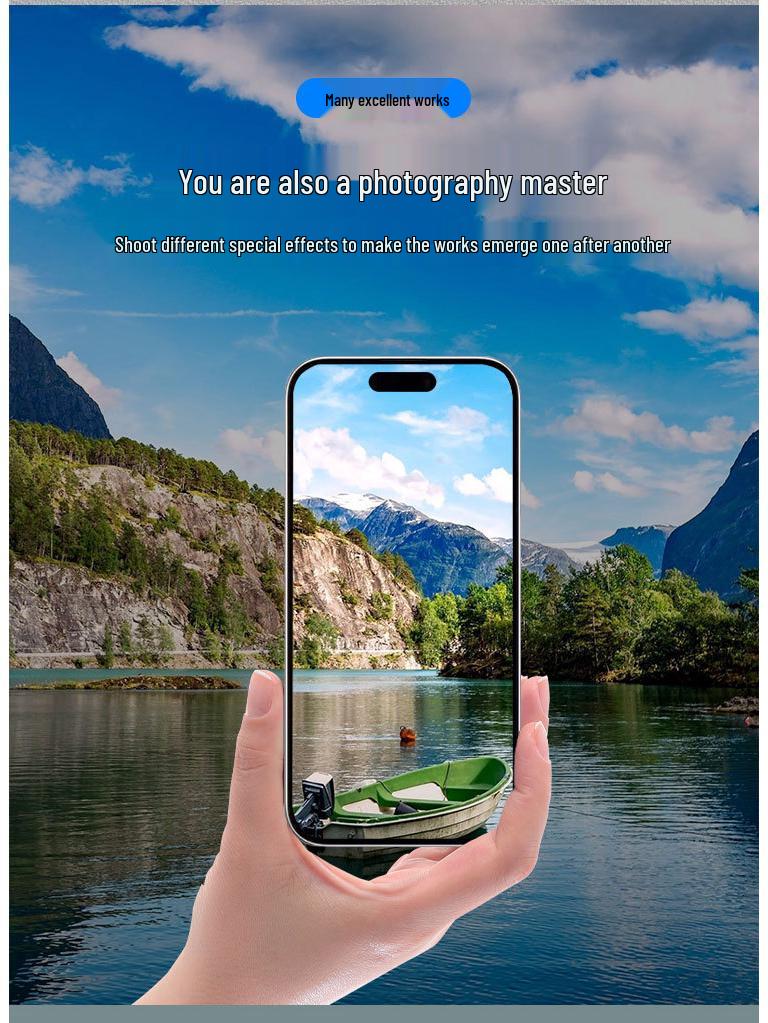 Чехол-фильтр для объектива Apple iPhone 13 Pro - Набор линз CPL 52 мм