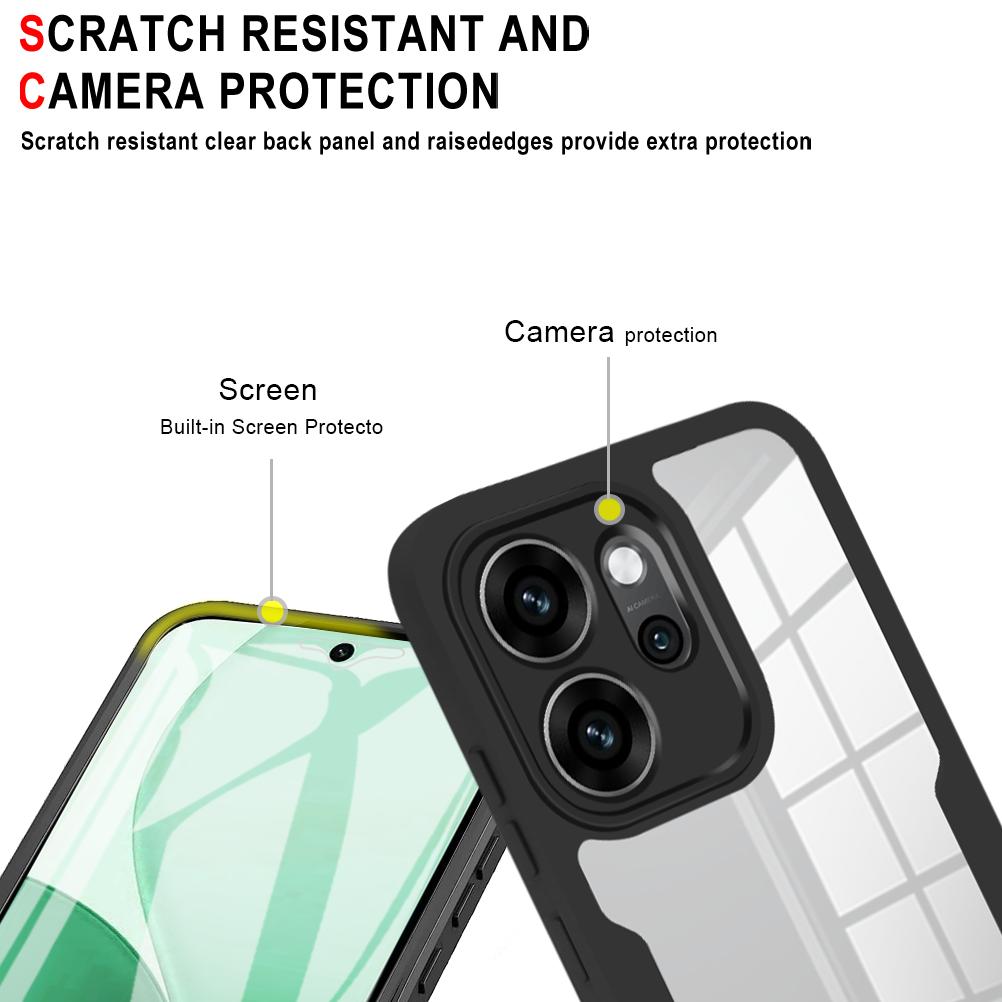 Чехол для OPPO Reno 14F 14 Pro Reno14 F 5G с защитой всего корпуса, противоударный, защитная крышка, защитное стекло, чехол