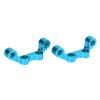2Pcs RC Metal Upper Suspension Arm Mount for Tamiya TT02 1/10 RC Car Upgrade PartsBlue