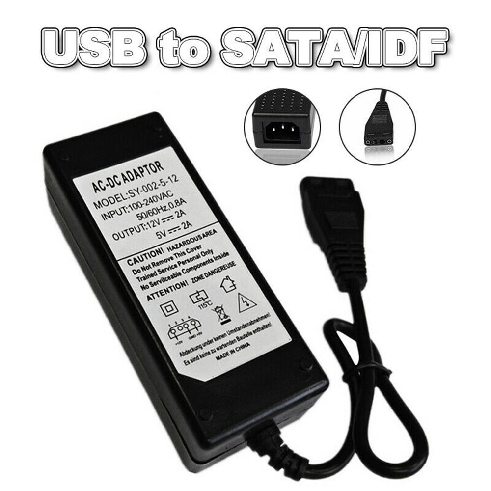 12 В/5 В, 2 А USB, к питанию IDE/SATA, блок питания, адаптер, жесткий диск, жесткий диск/CD-ROM, переменный ток, постоянный ток