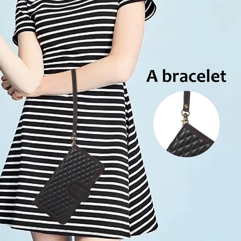 Роскошный кожаный чехол-кошелек на 9 карт с откидной молнией для iPhone 15 14 Plus 13 12 11 Pro Max XS Max 8P 7P для Samsung S23 S22 S21 Ultra Plus A13 A14 A54 A53